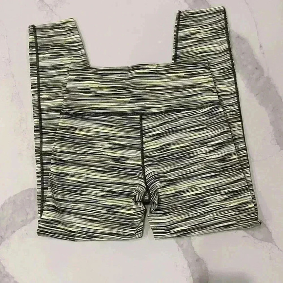 Aerie Chill Play Move High Rise Activewear Leggings Neon/Black Womens Size Large - Picture 5 of 6